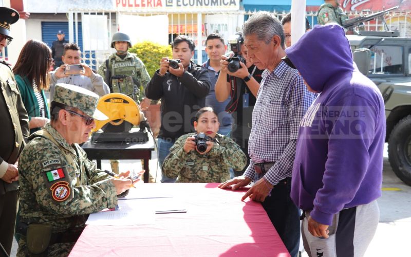 SEGOM Puebla y SEDENA inician campaña "Sí al desarme, sí a la paz ...