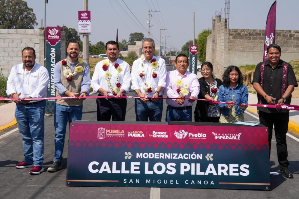 Pepe Chedraui inaugura obras en San Miguel Canoa