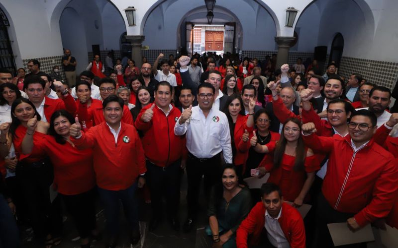 Rinden protesta nuevos Comités Municipales del PRI Puebla