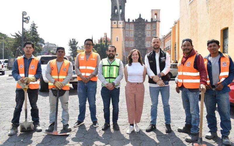 Brigada Urbana del Centro Histórico atiende el Bulevar 5 de Mayo